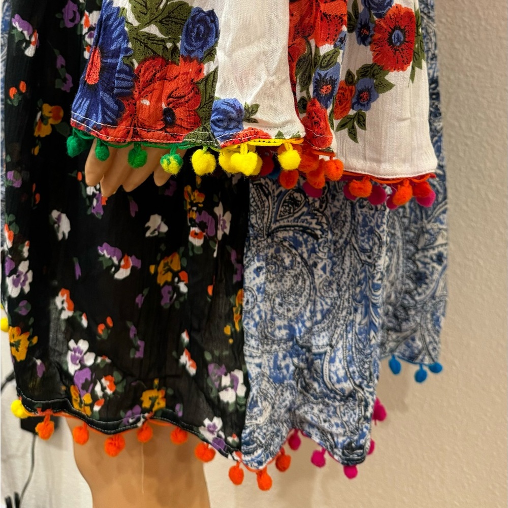 Anandas Collection Festive Patchwork Tunic Multic… - image 5